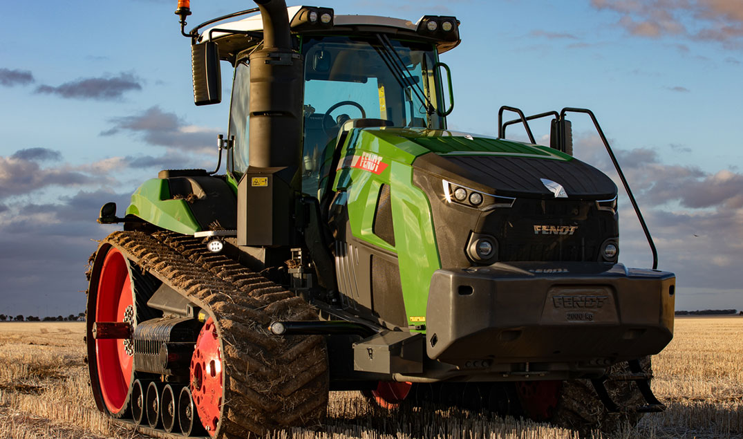 A Massey Ferguson tractors