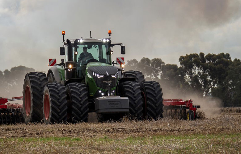 A Massey Ferguson tractor