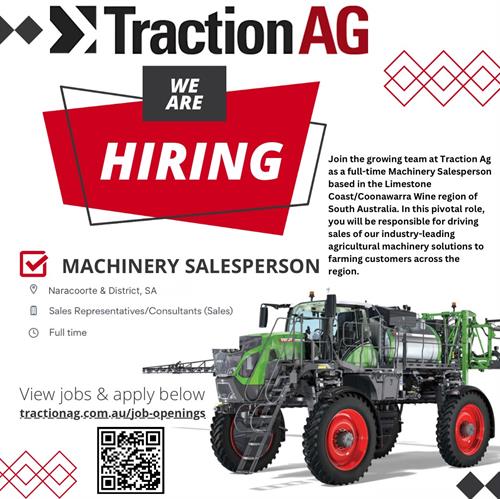 Machinery Salesperson -  Naracoorte